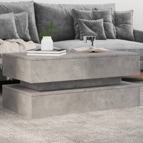 Couchtisch mit LED-Leuchten betongrau 90x50x40 cm von , Couchtisch - Ref: Foro24-839864, Preis: 86,29 €, Rabatt: %