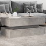 Coffee table with LED lights concrete gray 90x50x40 cm by , Coffee table - Ref: Foro24-839864, Price: 86,29 €, Discount: %