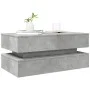 Coffee table with LED lights concrete gray 90x50x40 cm by , Coffee table - Ref: Foro24-839864, Price: 93,53 €, Discount: %