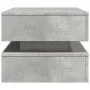 Coffee table with LED lights concrete gray 90x50x40 cm by , Coffee table - Ref: Foro24-839864, Price: 93,53 €, Discount: %