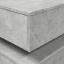 Coffee table with LED lights concrete gray 90x50x40 cm by , Coffee table - Ref: Foro24-839864, Price: 86,29 €, Discount: %