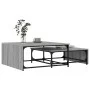 Stackable coffee tables 2 pieces wood and gray metal Sonoma by , Coffee table - Ref: Foro24-845334, Price: 79,93 €, Discount: %