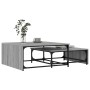 Stapelbare Couchtische 2 Stück aus Holz und grauem Metall Sonoma von , Couchtisch - Ref: Foro24-845334, Preis: 80,92 €, Rabat...