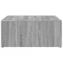 Stackable coffee tables 2 pieces wood and gray metal Sonoma by , Coffee table - Ref: Foro24-845334, Price: 79,93 €, Discount: %