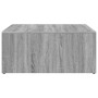 Stapelbare Couchtische 2 Stück aus Holz und grauem Metall Sonoma von , Couchtisch - Ref: Foro24-845334, Preis: 80,92 €, Rabat...