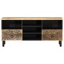 TV-Schrank aus massivem Mangoholz, 100 x 33 x 46 cm von , TV-Möbel - Ref: Foro24-358230, Preis: 132,30 €, Rabatt: %