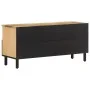 TV-Schrank aus massivem Mangoholz, 100 x 33 x 46 cm von , TV-Möbel - Ref: Foro24-358230, Preis: 130,09 €, Rabatt: %