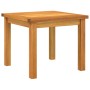 3-teiliges Bistro-Set aus grauem PE-Rattan und Akazienholz von , Modulare Sofas für den Außenbereich - Ref: Foro24-367602, Pr...