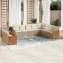 Juego de sofás jardín con cojines beige 10 pzas ratán sintético de , Conjuntos de jardín - Ref: Foro24-3260196, Precio: 740,9...