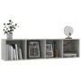 Estantería/mueble para TV gris hormigón 143x30x36 cm de vidaXL, Estantes y estanterías - Ref: Foro24-800265, Precio: 60,85 €,...