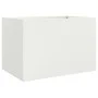 Blumenkasten aus weißem Stahl 62x47x46 cm von , Töpfe und Pflanzgefäße - Ref: Foro24-841602, Preis: 71,28 €, Rabatt: %