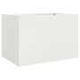 Blumenkasten aus weißem Stahl 62x47x46 cm von , Töpfe und Pflanzgefäße - Ref: Foro24-841602, Preis: 71,63 €, Rabatt: %