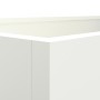 Blumenkasten aus weißem Stahl 62x47x46 cm von , Töpfe und Pflanzgefäße - Ref: Foro24-841602, Preis: 71,63 €, Rabatt: %