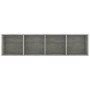 Estantería/mueble para TV gris hormigón 143x30x36 cm de vidaXL, Estantes y estanterías - Ref: Foro24-800265, Precio: 60,85 €,...
