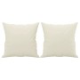 2-seater sofa with cream velvet cushions 120 cm by , Sofas - Ref: Foro24-3200943, Price: 245,67 €, Discount: %