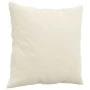 Sofá de 2 plazas con cojines terciopelo color crema 120 cm de , Sofás - Ref: Foro24-3200943, Precio: 241,66 €, Descuento: %
