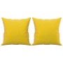 2-seater sofa with yellow velvet cushions 120 cm by , Sofas - Ref: Foro24-3200941, Price: 230,43 €, Discount: %