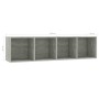 Estantería/mueble para TV gris hormigón 143x30x36 cm de vidaXL, Estantes y estanterías - Ref: Foro24-800265, Precio: 60,85 €,...