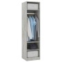 Betongrauer Sperrholzschrank 50x50x200 cm von vidaXL, Kleiderschränke - Ref: Foro24-800238, Preis: 98,80 €, Rabatt: %