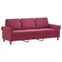 Sofa set with cushions 2 pieces red velvet by , Sofas - Ref: Foro24-3202254, Price: 553,67 €, Discount: %