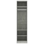 Betongrauer Sperrholzschrank 50x50x200 cm von vidaXL, Kleiderschränke - Ref: Foro24-800238, Preis: 98,80 €, Rabatt: %