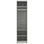 Betongrauer Sperrholzschrank 50x50x200 cm von vidaXL, Kleiderschränke - Ref: Foro24-800238, Preis: 98,80 €, Rabatt: %