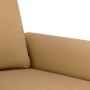 Zweiteilige Sofagarnitur aus braunem Samt mit Kissen von , Sofas - Ref: Foro24-3202277, Preis: 575,60 €, Rabatt: %