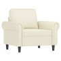 Cream velvet 3-piece sofa set with cushions by , Sofas - Ref: Foro24-3202178, Price: 722,01 €, Discount: %