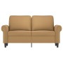 Braunes 2-Sitzer-Sofa aus Samt, 120 cm von , Sofas - Ref: Foro24-359526, Preis: 228,52 €, Rabatt: %