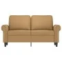 Braunes 2-Sitzer-Sofa aus Samt, 120 cm von , Sofas - Ref: Foro24-359526, Preis: 224,79 €, Rabatt: %