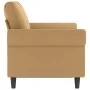 Braunes 2-Sitzer-Sofa aus Samt, 120 cm von , Sofas - Ref: Foro24-359526, Preis: 224,79 €, Rabatt: %
