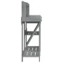 Banco para macetas con estantes madera maciza de abeto gris de , Soportes para macetas - Ref: Foro24-368433, Precio: 136,91 €...