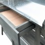 Pflanzbank mit Regalen aus massivem grauem Tannenholz von , Topfständer - Ref: Foro24-368433, Preis: 135,60 €, Rabatt: %