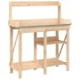 Banco para macetas con estantes de madera maciza de abeto de , Soportes para macetas - Ref: Foro24-368431, Precio: 106,53 €, ...