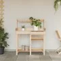 Banco para macetas con estantes de madera maciza de abeto de , Soportes para macetas - Ref: Foro24-368431, Precio: 106,53 €, ...
