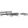 Garden sofa set 5 pieces solid gray pine wood by , Garden sets - Ref: Foro24-3186601, Price: 480,65 €, Discount: %