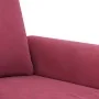 Sofa set with cushions 2 pieces red velvet by , Sofas - Ref: Foro24-3202234, Price: 558,85 €, Discount: %