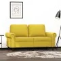 Sofá de 2 plazas terciopelo amarillo 120 cm de , Sofás - Ref: Foro24-359525, Precio: 213,12 €, Descuento: %