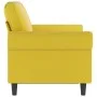 Zweiersofa aus gelbem Samtstoff, 120 cm. von , Sofas - Ref: Foro24-359525, Preis: 216,36 €, Rabatt: %