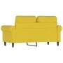 Sofá de 2 plazas terciopelo amarillo 120 cm de , Sofás - Ref: Foro24-359525, Precio: 213,12 €, Descuento: %