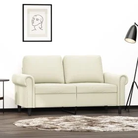Sofá de 2 plazas terciopelo color crema 120 cm by , Sofas - Ref: Foro24-359527, Price: 231,47 €, Discount: %
