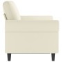 Sofá de 2 plazas terciopelo color crema 120 cm by , Sofas - Ref: Foro24-359527, Price: 235,93 €, Discount: %
