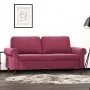 Sofá de 2 plazas de terciopelo rojo tinto 140 cm by , Sofas - Ref: Foro24-359533, Price: 271,16 €, Discount: %