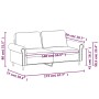 Sofá de 2 plazas de terciopelo rojo tinto 140 cm by , Sofas - Ref: Foro24-359533, Price: 276,34 €, Discount: %