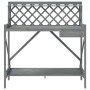 Blumentopf-Bank mit Gitter aus massiver grauer Fichtenholz. von , Topfständer - Ref: Foro24-368430, Preis: 105,50 €, Rabatt: %