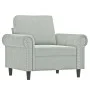 Sofa set with cushions 4 pieces light gray velvet by , Sofas - Ref: Foro24-3202180, Price: 815,73 €, Discount: %