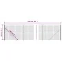 Wire fence with green flange 2x10 m by , fence panels - Ref: Foro24-154182, Price: 121,86 €, Discount: %