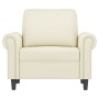 Cream velvet armchair 60 cm by , Sofas - Ref: Foro24-359517, Price: 186,58 €, Discount: %
