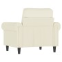 Cream velvet armchair 60 cm by , Sofas - Ref: Foro24-359517, Price: 186,58 €, Discount: %