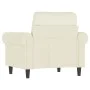 Cremefarbener Samtsessel 60 cm von , Sofas - Ref: Foro24-359517, Preis: 183,59 €, Rabatt: %